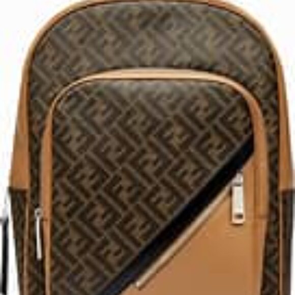 Fendi Diagonal FF Logo Men's Backpack NWT - Picture 2 of 11